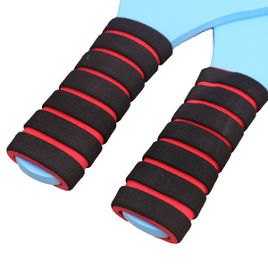 Ensemble de raquettes de <span class=keywords><strong>badminton</strong></span> professionnelles pour enfants, en bois massif, légères, durables, de haute qualité, avec volant, cadre en peuplier, logo imprimé - Product Image 3