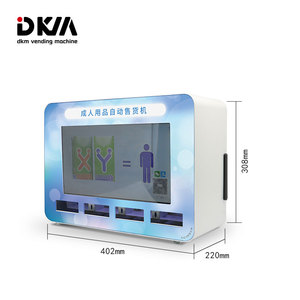 Dkmvending Top Fashion et distributeur de lubrifiant Tampons Coin Carte de crédit QR Préservatif Distributeur automatique - Product Image 5