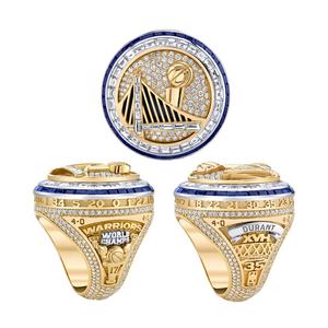 Golden State Warriors per anelli di moda in lega di 2017 per gli appassionati regalo da collezione per gli anniversari delle feste USA basket - Product Image 1