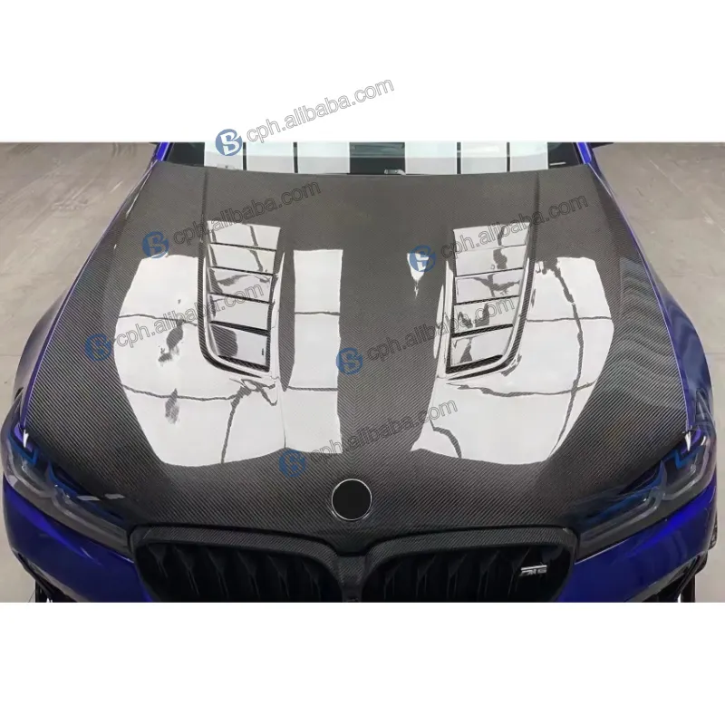BMW 5シリーズG30 G38 F902017用その他の自動車部品カーボンファイバーCSボンネットカーエンジンフードカバー