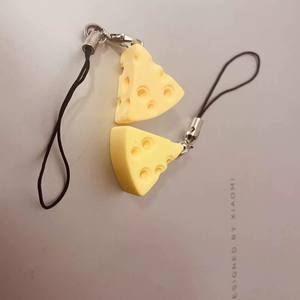 Llavero de Resina con Colgante de Queso CHENXI, Lindo, para Estudiantes, Parejas, Decoración para Mochila, Bolso, Funda de Teléfono - Product Image 5