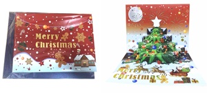 2026 nouvelle personnalisation cartes de voeux de Noël cartes-cadeaux de réveillon de Noël cartes de voeux manuscrites pour les souhaits de Noël - Product Image 3