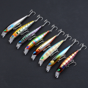 Choking Water White Strip Submerged <strong>Mino</strong> Full Swimming Subbait Bait 9Cm/10.9G Plastic Sea Fishing Warping Beak False Bait - Product Image 2