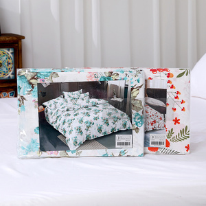 Sẵn sàng để tàu <span class=keywords><strong>4</strong></span> miếng bộ đồ giường đặt bông cảm giác kích thước lớn Tấm đặt Dubai bedsheet - Product Image 6