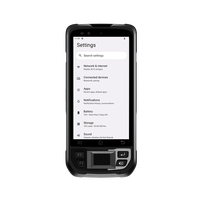 Lecteur d'empreintes digitales biométrique PDA portable de 5 pouces, scanner 2D robuste, Android 12, terminal QR/code-barres, NFC, processeur octa-core, batterie 5000 mAh