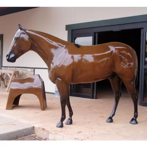 Maniquí de caballo tamaño natural de resina - Product Image 4