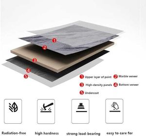 Hiện đại Vòng <span class=keywords><strong>Tulip</strong></span> bảng bên màu đen kim loại cơ sở và đá hàng đầu cho nhà bếp phòng ăn khách sạn hoặc căn hộ đồ nội thất - Product Image 6