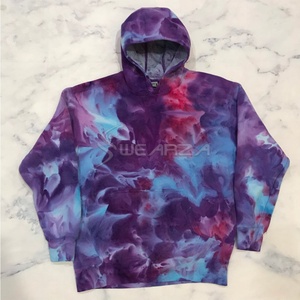 Venta al por mayor de fábrica personalizada nueva moda de los hombres sudaderas con capucha de manga larga Tie Dye Sweet Shirts Vintage inspirado sudaderas con capucha de ajuste largo - Product Image 5