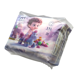 Pannolini biologici per bambini pantaloni invisibili Design a luce di piume 12 ore traspirante Backsheet 3D prevenzione perdite bambini - Product Image 3