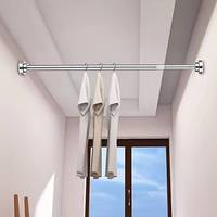Support mural réglable en acier inoxydable pour tringle de douche, léger, durable, moderne, droit ou courbé, vente en gros usine