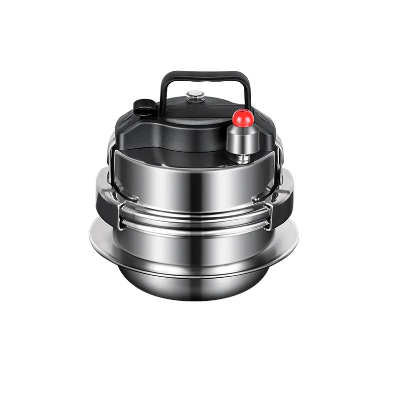 Snelkoken Mini 15Cm Snelkookpan Multi Functionele Roestvrijstalen Veiligheids Snelkookpan