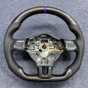 <span class=keywords><strong>Volante</strong></span> Deportivo Personalizado de 3 Radios en Fibra de Carbono y Cuero Modificado para Modelos VW Scirocco Golf R 5/6/7 MK5/<span class=keywords><strong>MK6</strong></span>/MK7 <span class=keywords><strong>Gti</strong></span> Passat CC Jetta - Product Image 3