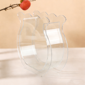 हाइड्रोपोनिक घर सजावट के लिए आधुनिक स्पष्ट मछली टैंक एक्रिलिक फूल vase - Product Image 5