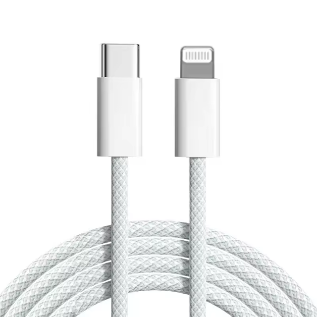 Wholesale 3ft 6ft Braided PD 20W Fast Charger Sync Data Cable Usb C to 8Pin IOS Charging Cable for iPhone 14 13 12 11 Pro Max