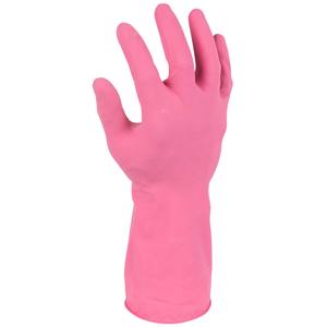 GANTS POP EN LATEX ET COTON ROSE L - Product Image 1