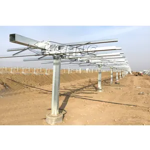 Single Axis Smart Solar Tracking System 1 Axis Solar Tracker Ground Mount Solar Panel Tracking Systems