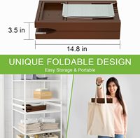 Plateau de bain pour baignoire, plateau de bain pliable en bambou avec support pour livre et verre à vin pour spa de luxe ou lecture