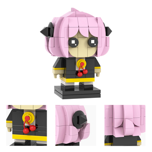 MO7189 142 Piezas Anya Forger Regalos para Niños Colección de Rompecabezas Bloques de Construcción DIY Juguetes Educativos de Anime para Niños - Product Image 5