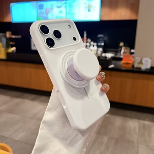 ขาตั้งโทรศัพท์ซิลิโคนคุณภาพสูง พร้อมเคสโทรศัพท์แม่เหล็ก สำหรับ iPhone 17 16 15 Pro Max เคสโทรศัพท์ซิลิโคนพร้อมขาตั้ง - Product Image 2