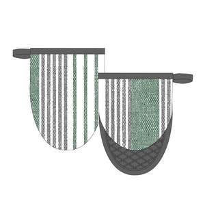 Nouveauté coton imprimé Silicone résistant à la chaleur écologique mitaines <span class=keywords><strong>de</strong></span> four conception drôle lave-vaisselle pour la cuisson cadeaux cuisine - Product Image 1