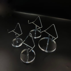 Support <span class=keywords><strong>de</strong></span> Présentation en Acrylique pour Pierres Brutes, Cristaux et Minéraux – Socle Métallique pour Décoration - Product Image 5