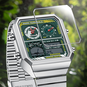 Reloj de Pulsera Multifuncional Mark Fairwhale, Cronómetro, Hora y Semana, Movimiento Electrónico, Relojes Digitales para Hombre - Product Image 2