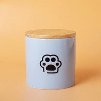 Urne funéraire en céramique artisanale PAIPET, cylindrique, scellée, pour cendres d'animaux (chiens, chats), vente en gros, prête à être expédiée, souvenir commémoratif