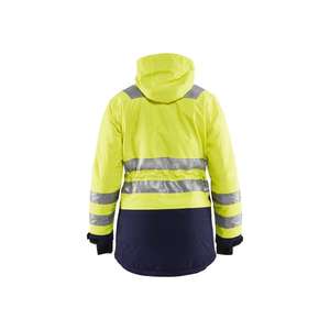 BLAKLADER - 447219873389XS Parka d'hiver pour femme Hi-vis Jaune/Bleu marine-EAN 7330509616055 HI-VIS WORKWEAR - Product Image 2