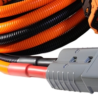Kit d'assemblage de câbles de charge DC pour véhicules électriques, isolation en PVC et caoutchouc