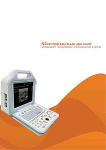 Sistema de Diagnóstico por Ultrasonido Veterinario Portátil en Blanco y Negro USMILEPET Máquina de Ultrasonido para Clínicas Veterinarias - Product Image 3