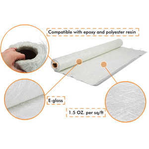 Tráng sợi thủy tinh mô MAT 30 GSM 8onz cho lợp ván lướt sóng thuyền - Product Image 3