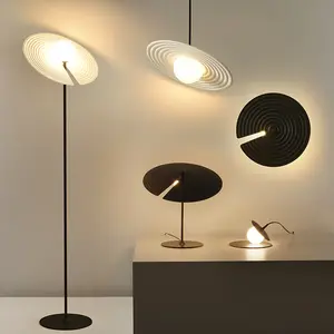 Bedside Decoration Lighting Wall Lamp Aluminum Round Wall Scone Light For Living Room Hotel