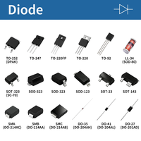 Pont redresseur GBU1010 GBU diode redresseur 1.1V/5A 1kV 10A 10uA/1kV 200A -55 ℃ ~ + 150 ℃ diode composants électroniques