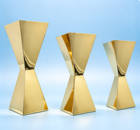 Vase de mariage moderne et simple en acier inoxydable, centre de table miroir haut avec boule florale pour la décoration de table d'événements et de fêtes en intérieur
