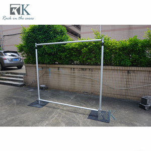 Event Backdrop <b>Stand</b> Portable Telescopic Crossbars & Uprights Minimalist Pipe Drape - Product Image 3