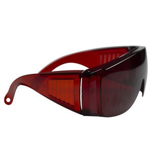 Persianas Venecianas y Gafas Protectoras de Curado por Luz, Anti-Salpicaduras, Rojas, Fotosensibles, Protección Ocular para Máquinas - Product Image 3