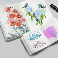 2026 Myway Bestseller Kunst 58 Blatt 8*8cm Mini Quadratisches Skizzenbuch Aquarell zum Zeichnen