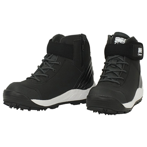 Cuissardes de pêche en plein air extensibles à crochet et boucle excellente adhérence chaussures noires hommes avec pointes - Product Image 1