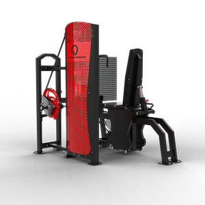 Machine de presse à jambes assise QLI QPALP74 en acier robuste avec sélecteur de poids, équipement de fitness commercial pour salle de sport - Product Image 3