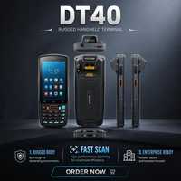 Terminal de Datos Industrial Portátil Urovo DT40S, PDA Resistente con Escáner de Código de Barras Android, Dispositivo de Datos Octa Core