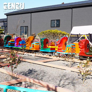 Paseos en <span class=keywords><strong>tren</strong></span> eléctrico de dinosaurio a la venta para Parque de Atracciones escolar y actividades de ocio - Product Image 5