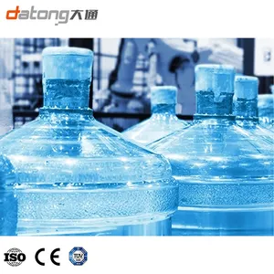 Agua de manantial de alta calidad Máquina de llenado de botellas de agua de 19 litros Máquina de agua de 3 galones
