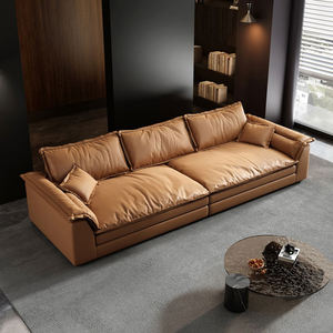 أريكة زاوية عصرية للصالون بإطار خشبي ومنحنية مصنوعة من قماش الميكروفايبر بتصميم تشيسترفيلد قابلة للتعديل - Product Image 2