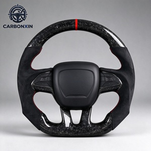 Volante Deportivo de Fibra de Carbono para Fiat Dodge Charger Challenger Durango Demon srt Journey Rt Viper ram Trx Sxt Hellcat Scat - Product Image 1