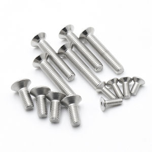 M2 M2.5 M3 M4 M5 DIN7991 Acero inoxidable <span class=keywords><strong>A2</strong></span> Allen Tornillos de cabeza plana hexagonal Tornillos de cabeza avellanada - Product Image 4