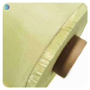Tissu en fibre d'aramide sergé simple 1000D le moins cher tissu jaune 240gsm pour armure balistique et rembourrage de protection - Product Image 6