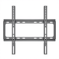 Support mural fixe pour téléviseur plat avec VESA 200x200 à 400x410 mm, robuste, capacité de 50 kg, acier laminé à froid, fabrication directe OEM