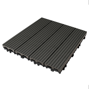 Patio ngoài trời lồng vào nhau gạch không thấm nước <span class=keywords><strong>WPC</strong></span> <span class=keywords><strong>DIY</strong></span> decking sàn gạch - Product Image 2