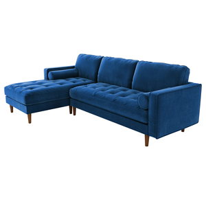 Ghế <span class=keywords><strong>sofa</strong></span> văng ba chỗ ngồi chất liệu nhung mới về, phong cách hiện đại châu Âu, dùng cho phòng khách, khách sạn, màu trơn - Product Image 2