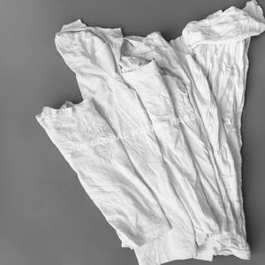 Paños de Limpieza 100% Algodón, Paños Blancos Estampados, Paños Industriales de Algodón Tipo Camiseta, Paños para Limpiar Aceite - Product Image 1